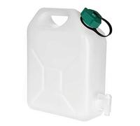 Unibos | JerryCan With Tap | Food Grade | Lightweight | Plastic | Extra Strong No Leakage | Carrier Drum | Multi-Use | White |10ltrs