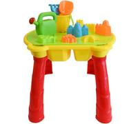 Unibos | Large Sand & Water 2 in 1 Creativity Table From 2 Years | Garden Toys Water Sand Table For Children Sand Pit With Lid | For Toddlers Messy Play Tray Play Toys Activity