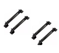 Unibos Pack of X2 Gate Spring Closer for Wooden Gate Automatic Door Closer with Black Powder Coating Weather Resistant, Ideal for Outdoor Usage Door Closer Black -10" (Pack of X2 PCS Black)