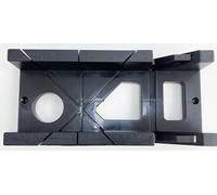 Unibos | Premium 12-Inch Plastic Mitre Box for Accurate Woodworking Cuts | 45 & 90-Degree Angles | Lightweight, Durable, & Versatile | Ideal for DIY, Carpentry, and Precision Projects (12Inch)