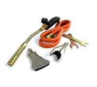 Unibos Propane Butane Gas Torch Weed Burner Hose Pipe Welder Roofers Plumbers Kit New
