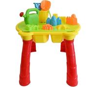 Unibos | Sand & Water 2 in 1 Creativity Table From 2 Years Large | Garden Toys For Children Sand Pit With Lid | For Toddlers Messy Play Tray Play Toys Activity (Large Sand Table)
