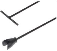 Unibos | Universal Stopcock Key | Long T-Handle Drain Stopcock | Water Manhole Stopcock | Alloy Steel Head | Key Wrench | Combination Stop Cock Key | 1 Meter Long