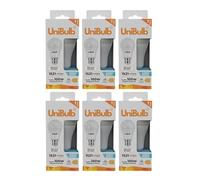 Unibulb B22 BC (Bayonet Cap) GLS 12.6W Energy Efficient LED Light Bulb, 1521 Lumens, 6500K Daylight, 100W Equivalent, 25,000hr Life, Non-Dimmable, Pack of 6