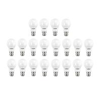 Unibulb B22 GLS Bayonet 8.5W Energy Efficient LED Light Bulb, 806 Lumens, 3000K Warm White, 60W Equivalent, 15,000hr Life, Non-Dimmable, Pack of 20