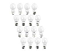 Unibulb B22 GLS Bayonet 8.5W Energy Efficient LED Light Bulb, 806 Lumens, 6500K Daylight (Day White), 60W Equivalent, 15,000hr Life, Non-Dimmable, Pack of 16