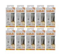Unibulb E27 Edison Screw (ES) LED Light Bulb, 470 Lumens, 4.2W, 2700K Warm White, Replaces 40W, 25yr Lifespan, Non-Dimmable (10)