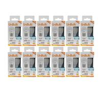 Unibulb E27 Edison Screw (ES) LED Light Bulb, 470 Lumens, 4.2W, Replaces 40W, 6500K Daylight, Non-Dimmable, 25yr Lifespan (12)