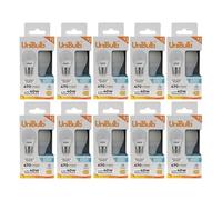 Unibulb E27 Edison Screw (ES) LED Light Bulb, 470 Lumens, 4.2W, Replaces 40W, 6500K Daylight, Non-Dimmable, 25yr Lifespan (10)