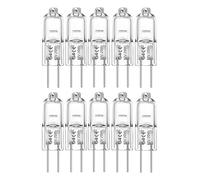 Unibulb G4 Halogen Light Bulb, 200 lumens, 20W, 2 Pin Base, 2800K (Warm White), 300℃ Heat Tolerant Oven/Microwave Capsule, 2000hr Life, Dimmable, Pack of 10