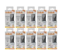 Unibulb GU5.3 MR16 3.4W Energy Efficient LED Spotlight Downlight Ceiling Light Bulb, 345 Lumens, 4000K Cool White, 35W Equivalent, 25,000hr Lifespan, 12V, Non-Dimmable (10)