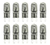 Unibulb Halogen G9 300℃ Heat Tolerant Oven/Microwave/Chandelier Capsule Light Bulb 320lm 40W 2800K (Warm White), 2000hr Life, Pack of 10