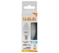 Unibulb Led Candle E14 (Ses) 470Lm 4.2W 6500K (Daylight) Light Bulb - Pack Of 1