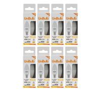 Unibulb Led Candle E14 (Ses) 470Lm 4.2W (Replaces 40W) 3000K (Warm White) Light Bulb - Pack Of 8