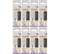 Unibulb Led Filament Candle E14 (Ses) 470Lm 4W (Replaces 40W) 2700K (Warm White) Light Bulb - Box Of 8