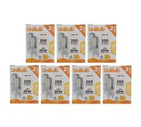 Unibulb Led G9 200Lm 1.8W (Replaces 20W) 2700K (Warm White) Capsule Light Bulb - Pack Of 14