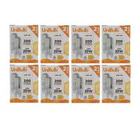 Unibulb Led G9 200Lm 1.8W (Replaces 20W) 2700K (Warm White) Capsule Light Bulb - Pack Of 16