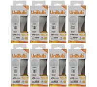Unibulb Led Gls B22 (Bc) 470Lm 4.2W (Replaces 40W) 2700K (Warm White) Light Bulb - Pack Of 8
