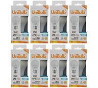 Unibulb Led Gls B22 (Bc) 470Lm 4.2W (Replaces 40W) 6500K (Daylight) Light Bulb - Pack Of 8