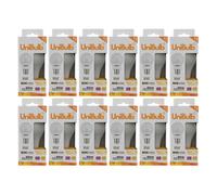 Unibulb Led Gls B22 (Bc) 806Lm 7.3W (Replaces 60W) 2700K (Warm White) Dimmable Light Bulb - Pack Of 12