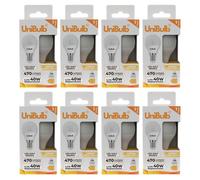 Unibulb Led Golf E14 (Ses) Bulb 470Lm 4.2W (Replaces 40W) 3000K (Warm White) Light Bulb - Pack Of 8