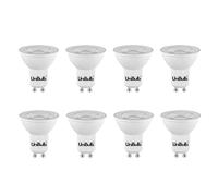 Unibulb LED GU10 4.9W Energy Efficient LED Light Bulb, 345 lumens, 6500K Daylight, 50W Equivalent, 15,000hr Life, Non-Dimmable, Pack of 8