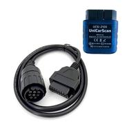 UniCarScan UCSI-2100 OBD2 Bluetooth Scanner for BimmerCode & MotoScan W 10pin