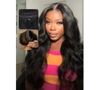 UNICE Pre Everyting Glueless Frontal Wig Body Wave 13X4 HD Pre Cut Lace Front Wigs Human Hair Pre Bleached Invisible Bye Bye Knots Wig Pre Plucked 150% Density 24inch