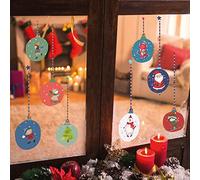 UNICEF - Christmas Decorative Stickers for Windows, Christmas Decoration, 8 Christmas Balls