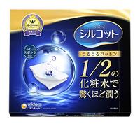 Unicharm Silcot Uruuru Sponge Facial Cotton 40 Sheets