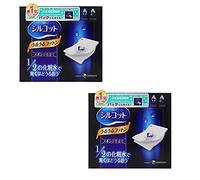 Unicharm Silcot Uruuru Sponge Facial Cotton 40 Sheets X 2 PACK