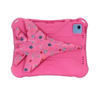 Unichthy 3D Colourful Airplane Case for iPad Air 5th Gen. 2022 / iPad Air 4th Gen. 2020 10.9 Inch for Kids Cover Kids-friendly Lightweight Shockproof Cover with Pen Holder for iPad Air 5/4 Deep Pink