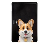 Unichthy Basic Case for HONOR Pad 9 12.1-inch 2024 Tablet with Soft TPU Reinforced Corner Anti-Scratch Cute Cartoon Cats Dogs Shockproof Tablet Black Cover for HONOR Pad 9 - Corgi