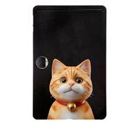 Unichthy Basic Case for HONOR Pad 9 12.1-inch 2024 Tablet with Soft TPU Reinforced Corner Anti-Scratch Slim Fit Cute Cartoon Cats Dogs Shockproof Tablet Black Cover for HONOR Pad 9 - Ginger Cats