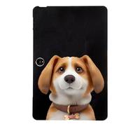 Unichthy Basic Case for OnePlus Pad 2 / OnePlus Pad Pro 12.1 inch 2024 with Soft TPU Reinforced Corner Anti-Scratch Slim Fit Cute Cartoon Cats Dogs Shockproof Tablet Black Cover - Harrier