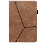 Unichthy Card Slots Case for Amazon All-New Fire HD 10.1 Inch Tablet (13th Generation, 2023 Release), Slim Folding Multi-Angle Stand Card Holder Protective Cover for Fire Tablet 10 2023 - Brown