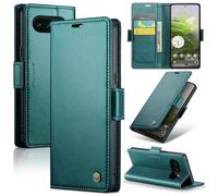 Unichthy Case for Google Pixel 10a 2026 Cover Official Lightweight Shockproof Premium Leather Wallet Case with [RFID Blocking] 3 Card Slots Stand Magnetic Flip Skin for Google Pixel 10a 2026 Green