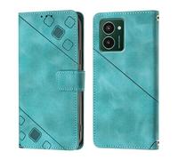 Unichthy Case for HMD Pulse Pro Wallet Cover with Wrist Strap Business Design Shockproof Premium Leather Folio Shell 3 Card Slots Stand Flip Phone Cover for Nokia HMD Pulse Pro Green