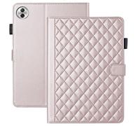 Unichthy Case for HONOR Pad 10 Case 12.1 Inch 2025 Cover for Women Girls Chic Design with Pencil Holder Shockproof Sturdy Stand Card Slots Cover for HONOR Pad 10 12.1" Tablet - Rose Gold