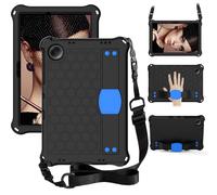 Unichthy Case for HONOR Pad X8 10.1 inch Full Protective Shockproof Stand Cover with Hand Shoulder Strap for HONOR Pad X8 Tablet Black/Blue