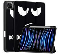 Unichthy Case for iPad Pro 11 inch (M4) 2024 Cover with Pencil Holder Shockproof Lightweight Trifold Stand Cover with Auto Wake/Sleep for 2024 11-inch iPad Pro - Don't Touch Me