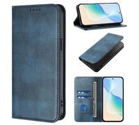 Unichthy Case for OPPO Find X9 Pro 5G Official Wallet Cover, Auto Magnetic Closure PU Leather Flip Shell with RFID Blocking Card Holder, Kickstand & Shockproof Protection Navy Blue