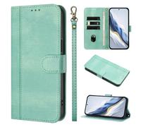 Unichthy Case for Xiaomi Redmi A5 4G Folio Cover Shockproof Soft Leather Wallet Case with 3 Card Slots Viewing Stand TPU Flip Magnetic Closure Phone Skin for Xiaomi Redmi A5 4G Mint Green