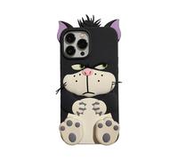 Unichthy Compatible with iPhone 17 Pro Max Case for Kids 3D Cartoon Soft Silicone Cover |Cute Claw Kickstand| Animal Character Funny Shockproof Protective Skin Naughty Cats for iPhone 17 Pro Max