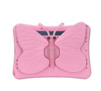 Unichthy Cute 3D Butterfly Case for Samsung Galaxy Tab A9 Plus 2023 for Kids Cover 360 Degree Rotation Butterfly Stand Kids-friendly Lightweight Shockproof Cover for Galaxy Tab A9+ Tablet Pink