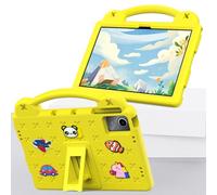 Unichthy Cute Panda Case for DOOGEE T30 Pro 11 Inch for Kids Full Body Protective Cover with Handle Stand Lightweight Shockproof Cover for DOOGEE T30 Pro Tablet 2023 Yellow