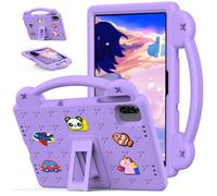 Unichthy Cute Panda Case for Honor Pad X8a 11 Inch 2024 for Kids Full Body Protective Cover with Handle Stand Lightweight Shockproof Cover for Honor Pad X8a 2024 Tablet Purple