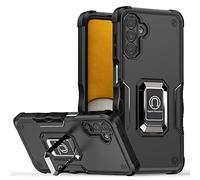 Unichthy Hybrid Case for Samsung Galaxy A14 with Kickstand Full-Body Rugged Shockproof Heavy Duty Advanced Protective Cover TPU Bumper Phone Case for Samsung Galaxy A14 4G/5G Black