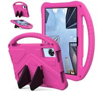 Unichthy Kids Case for DOOGEE U11 / U11 Pro 11 Inch 2025 with Handle Stand - Lightweight Shockproof Protective Cover, Kids-Friendly in Deep Pink