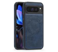 Unichthy Magnetic Case for Google Pixel 10 Pro XL Case Shockproof Slim Fit Silicone Bumper Soft Touch Lightweight Protective Phone Case Cover for Google Pixel 10 Pro XL Blue
